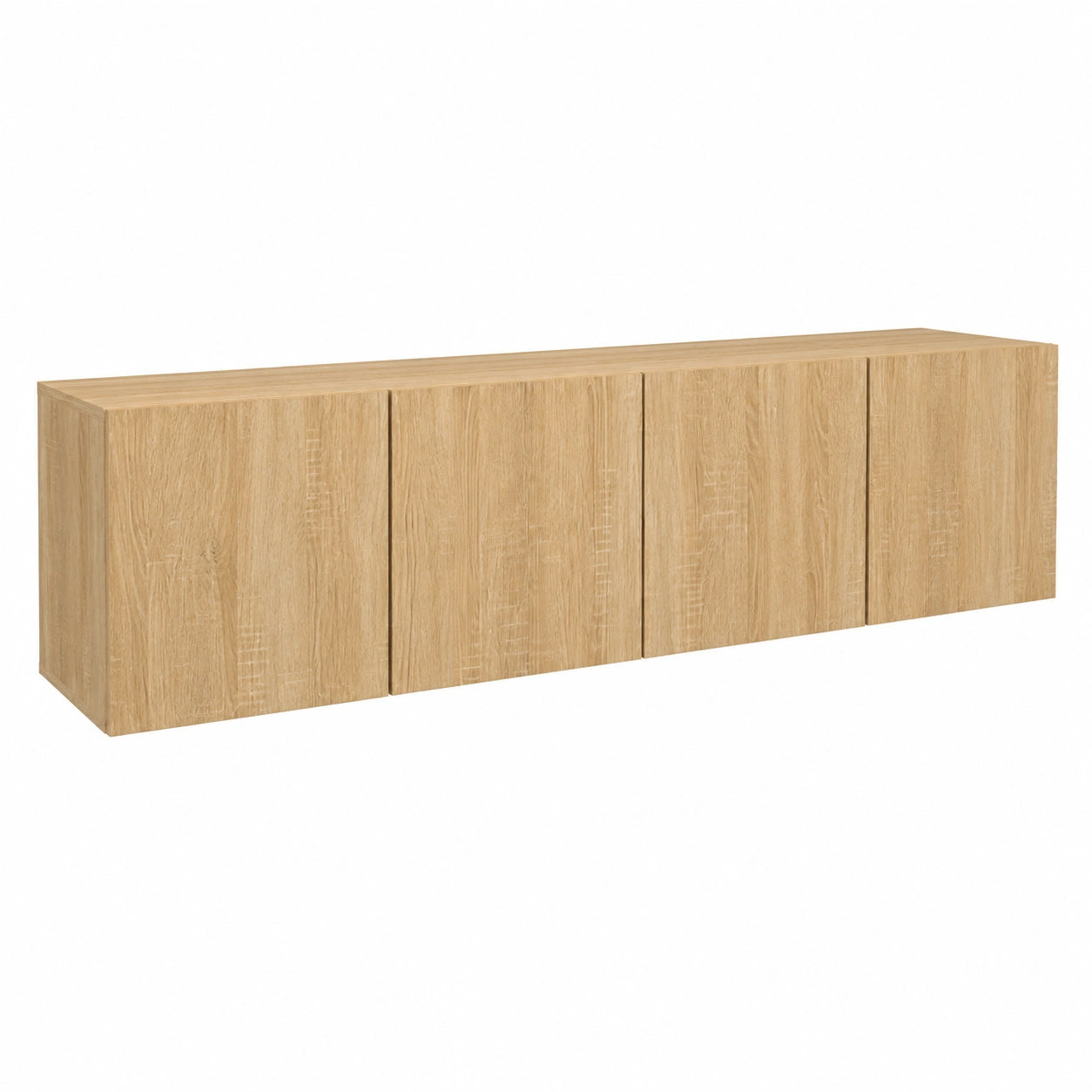 Armoire, 2 pièces, avec rangement, en chêne, pour la chambre