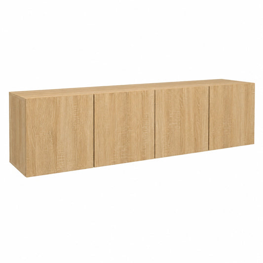 Armoire, 2 pièces, avec rangement, en chêne, pour la chambre