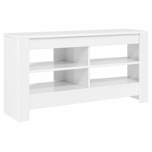 Meuble TV, coloris blanc, 102 x 40,5 x 45 cm, pour le salon