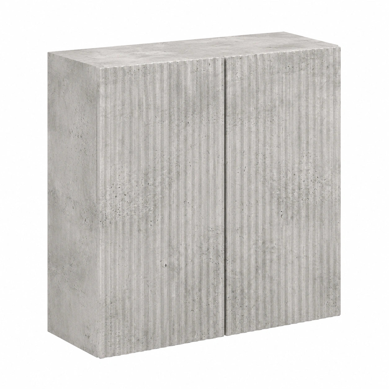 Meuble TV, avec rangement, coloris gris, 59,5 x 31 x 60 cm, pour le salon